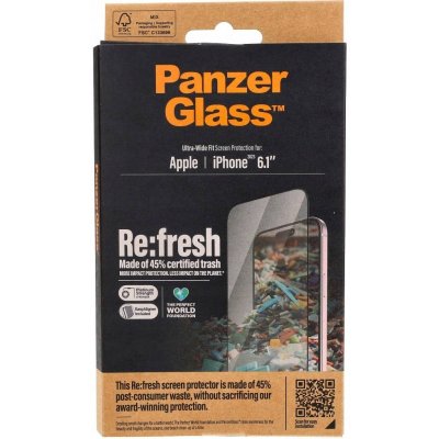 PanzerGlass Recycled Glass Apple iPhone 15 s instalačním rámečkem 2821 – Zbozi.Blesk.cz