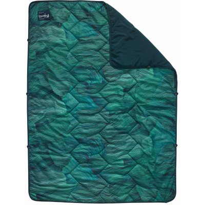 Thermarest STELLAR BLANKET Green Wave Print eraloftová přikrývka zelená s potiskem – Zboží Mobilmania