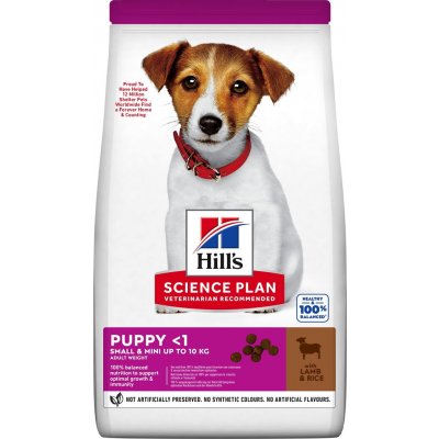 Hill's Science Plan granule pro štěňata malých plemen s jehněčím a rýží 6 kg – Hledejceny.cz