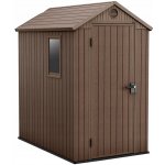 Keter Darwin zahradní domek 4 x 6 hnědý s podlahou – Hledejceny.cz