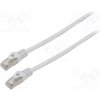 síťový kabel Lanberg PCF6-10CC-0200-S Patch, F/UTP, 6, lanko, CCA, PVC, 2m, šedý
