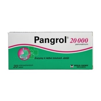 PANGROL POR 20000IU TBL ENT 20 II