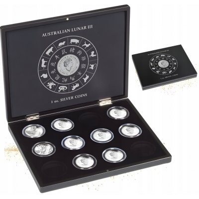 LEUCHTTURM Kazeta na stříbrné mince Lunar III – Zboží Dáma