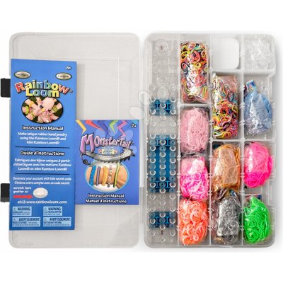 Starter Kit Gift Box Small Rainbow Loom sada 3600 gumičiek s 2 háčikmi RL47 – Zboží Mobilmania