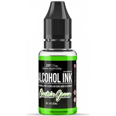 DIPON Electric Green Zelený alkoholový inkoust 20 ml