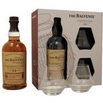 Balvenie Caribbean Cask 14y 43% 0,7 l (dárkové balení 2 sklenice) – Hledejceny.cz