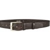 Pásek Penny Belts kožený opasek 504-40 tmavě hnědý