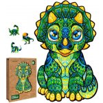 Puzzler Dřevěné Něžný dino Charlie 100 dílků – Zbozi.Blesk.cz