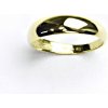 Prsteny Čištín žluté zlato prstýnek ze zlata hladký kroužek T 801