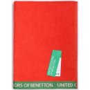 United Colors of Benetton plážová osuška Benetton 90 x 160 cm 100% bavlna Velur červená