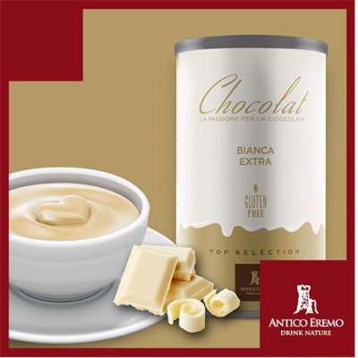ANTICO EREMO SPA Horká čokoláda Antico Eremo Dárkové balení Bílá 750 g