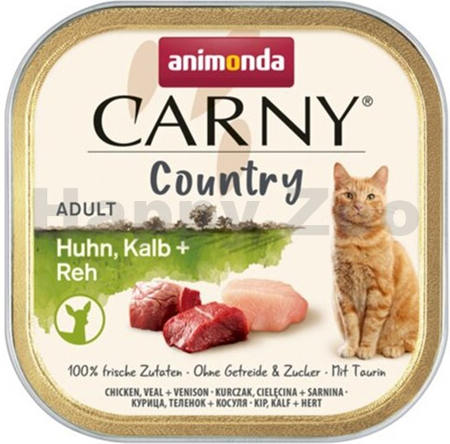 Carny Country Adult kuře telecí a zvěřina pro kočky 100 g