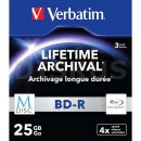 Verbatim BD-R 25GB 4x, slim box 3ks (43827)