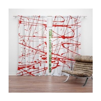 Sablio Závěs Krvavé cákance: 2ks 140x250cm – Hledejceny.cz