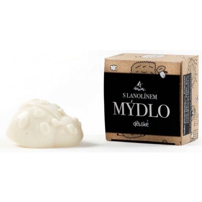 Alchymistky dětské mýdlo s lanolinem tuhé tvary beruška 65 g – Zboží Dáma