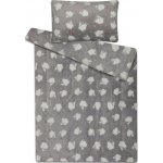 Sleep-well povlečení mikroflanel Ovečky světle šedé 135x90 40x60 – Zbozi.Blesk.cz