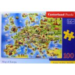 Castorland premium Mapa Evropy 111060 100 dílků – Zbozi.Blesk.cz