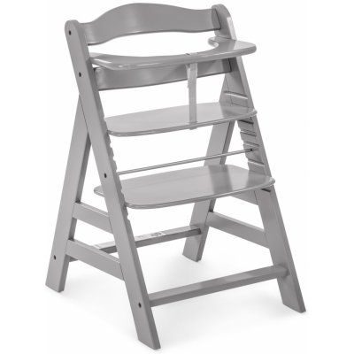Hauck Alpha+ dětská dřevěná židle šedá – Zboží Mobilmania