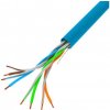 síťový kabel Lanberg LCU5-12CU-0305-B UTP, Cat.5E, CU, 305m, modrý