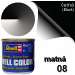 Revell emailová 32108: matná černá black mat – Zboží Mobilmania