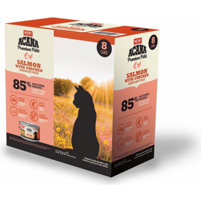 Acana Premium Pâté Salmon & Chicken Cat 8 x 85 g – Zbozi.Blesk.cz