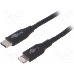 Goobay 39447 USB 2.0, vidlice Apple Lightning, USB C vidlice, 2m, černý – Zboží Živě