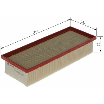 Vzduchový filtr BOSCH F 026 400 471 – Hledejceny.cz