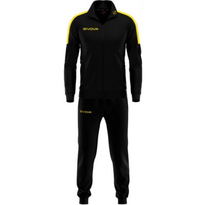 Givova pánský dres komplet kalhoty a mikina TR033 černý – Zboží Mobilmania