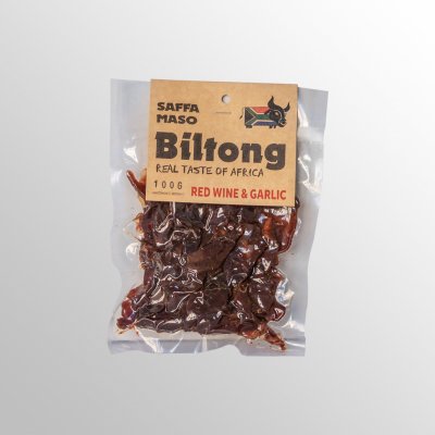 Saffa Maso Biltong Red Wine & Garlic 100 g – Zboží Dáma