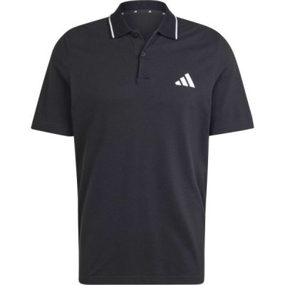 adidas Pique polo pánské tričko s límečkem černá – Zboží Mobilmania