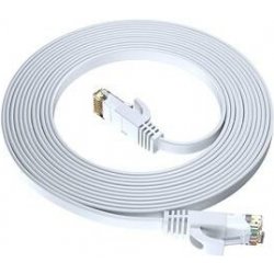 GoGEN NET050MM03 (RJ45), plochý, CAT6, 0,5m, bílý