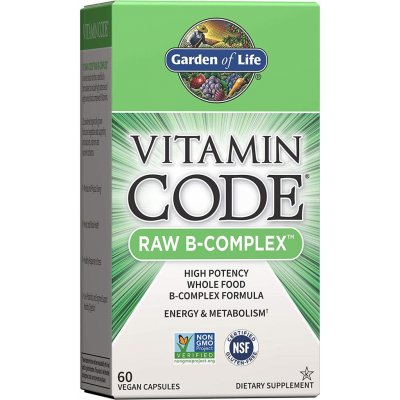Garden of Life Vitamin Code RAW Vitamin B Komplex 120 kapslí