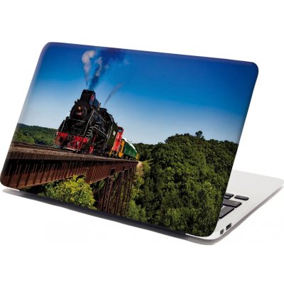 Sablio Samolepka na notebook Vlak na mostě - 38x26 cm – Zboží Živě