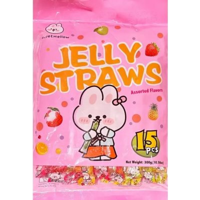 Sweet Mellow Jelly Straws Želé tyčinky 300 g – Zboží Dáma