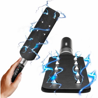 Zeus Electrosex E-Stim Spiked Paddle Black – Zboží Mobilmania