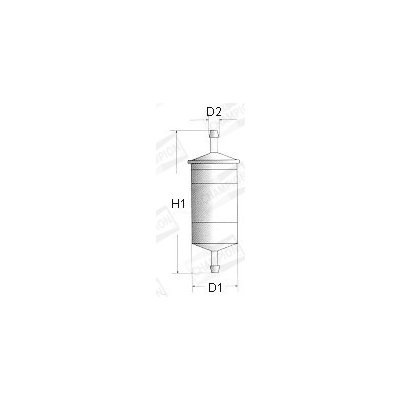 palivovy filtr CHAMPION (FEDERAL-MOGUL) L218/606