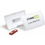 Jmenovka s magnetem Durable, akrylová,5 x 4,0 cm – Sleviste.cz