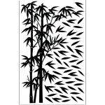 Creation Samolepící pokojová dekorace Bambus černý s listím 60x32cm – Hledejceny.cz