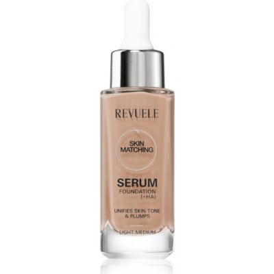 Revuele Serum Foundation [+HA] hydratační make-up pro sjednocení barevného tónu pleti Light-Medium 30 ml
