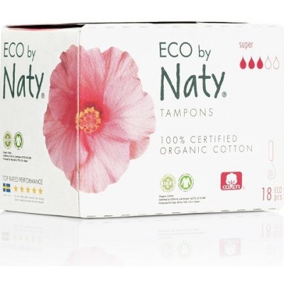 Naty dámské ECO tampóny super 18 ks – Zboží Dáma