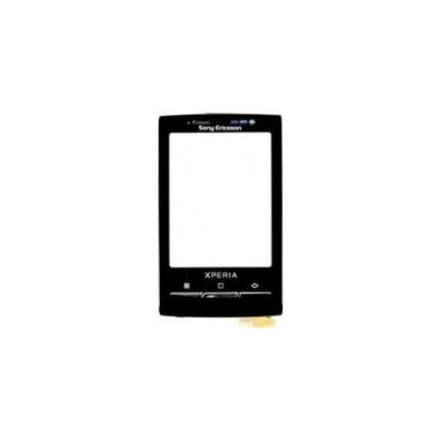 Sklíčko LCD Displeje + Dotykové sklo Sony Ericsson X10 mini pro black - originál – Sleviste.cz