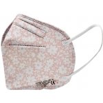 Nanolion MASK ultratenký nanorespirátor supreme protection FFP2 Béžové kytky 5 ks – Zboží Mobilmania