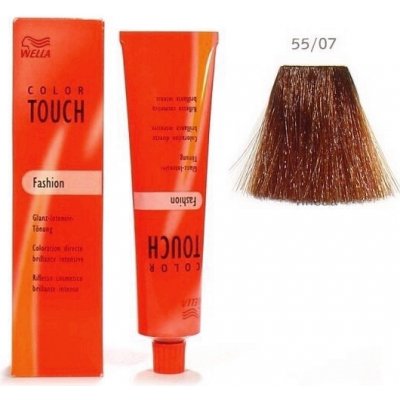 Wella Color Touch Plus Semi-permanantní barva Intenzivní světle hnědá přirodní hnědá 55-07 – Zbozi.Blesk.cz