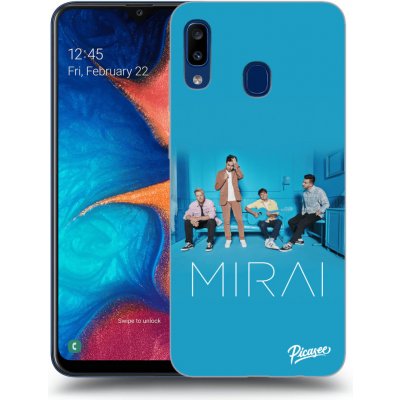 Pouzdro Picasee silikonové Samsung Galaxy A20e A202F - Mirai - Blue čiré – Zbozi.Blesk.cz