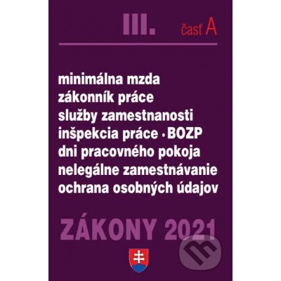 Zákony III-A /2021