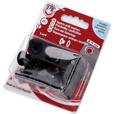 KOH-I-NOOR Průchodky s podložkou 13 mm černý lak – Zbozi.Blesk.cz