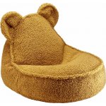 Wigiwama sedací vak pro děti Medvídek - plyš béžová – Zboží Mobilmania