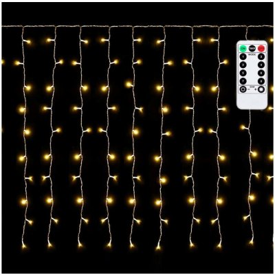 Aigostar LED Ven. ván. řetěz 150xLED 6W 230V 8 funkcí 1,5x1m IP44 tep bílá+DO B10303S7A – Hledejceny.cz