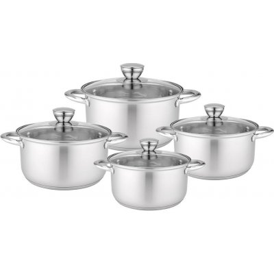 Florina Nerezové hrnce MATTEO sada 8ks – Zboží Dáma