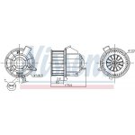 vnitřní ventilátor NISSENS 87617 87617 | Zboží Auto